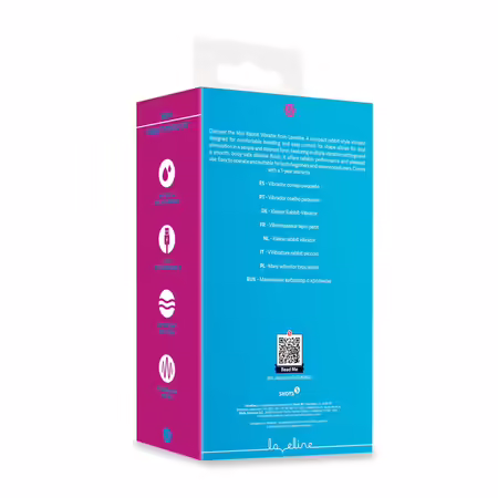 Loveline Mini Rabbit Vibrator Azure Desire компактен силиконов модел