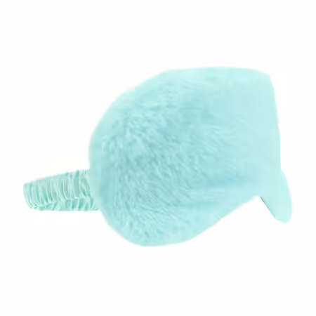 Bijoux Indiscrets Fluffy Mask Powder Blue мека маска за очи