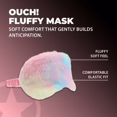 Loving Joy Fluffy Mask Multicolor мека маска за очи с козина