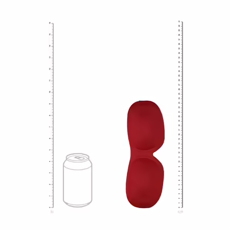 Loving Joy 3D Mask Red анатомична превръзка за очи, удобна