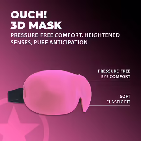 Loving Joy 3D Mask Pink Анатомична превръзка за очи с мек материал