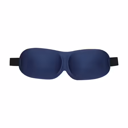 Loving Joy 3D Mask Navy анатомична превръзка за очи с мека материя