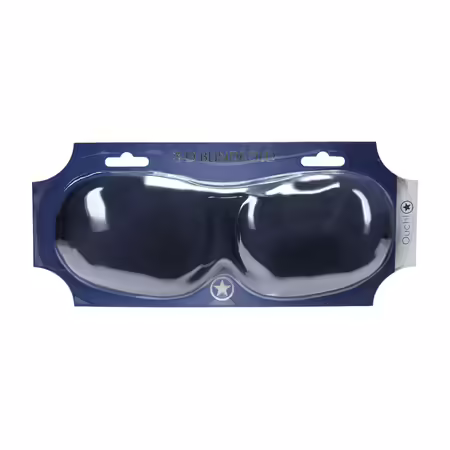 Loving Joy 3D Mask Navy анатомична превръзка за очи с мека материя