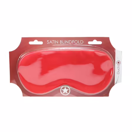 LoversPremium Satin Mask Red сатенена превръзка, червена