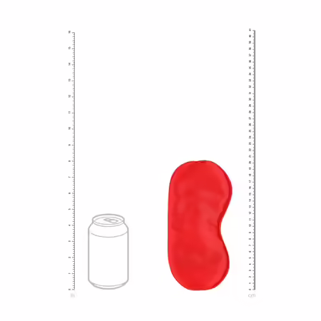 LoversPremium Satin Mask Red сатенена превръзка, червена