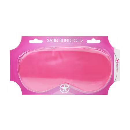 LoversPremium Satin Mask Pink копринена розова маска за очи