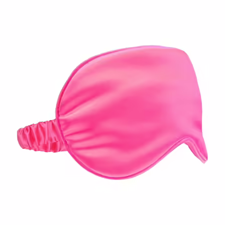 LoversPremium Satin Mask Pink копринена розова маска за очи