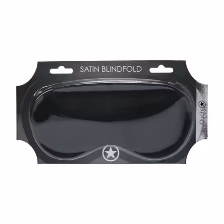 LoversPremium Satin Mask Black сатенена черна маска за очи