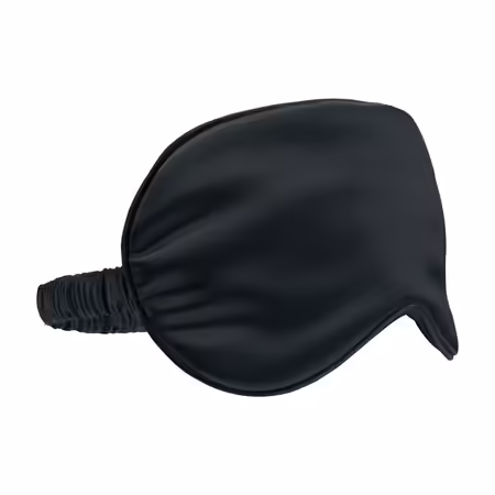 LoversPremium Satin Mask Black сатенена черна маска за очи