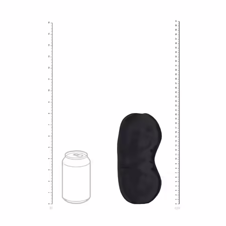 LoversPremium Satin Mask Black сатенена черна маска за очи