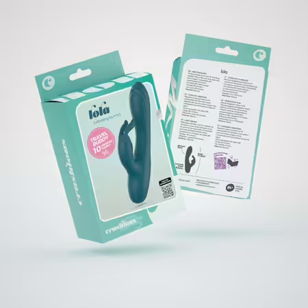 Lola Mini Rabbit Компактен силиконов, изумруден модел