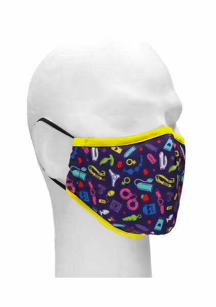 KINKY COLLECTION Mask Fashion Classic черна, регулируема, с филтър