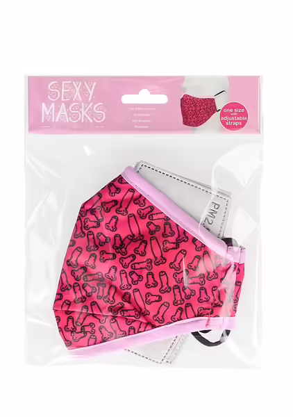 MOODZ Mask модна памучна маска, регулируема, с филтри, черна
