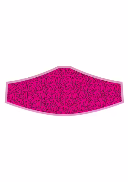 MOODZ Mask модна памучна маска, регулируема, с филтри, черна