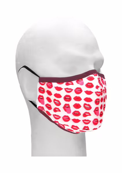 Bijoux Indiscrets Mask Lips памучна маска с настройка и филтри