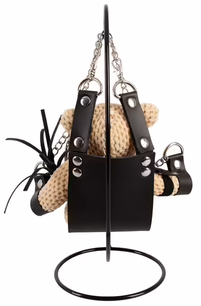Teddy Swing колекционерски ключодържател 11 см, черен