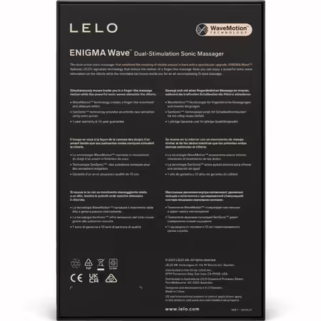 ENIGMA Wave Cyber Purple трифункционален масажор с технология WaveMotion