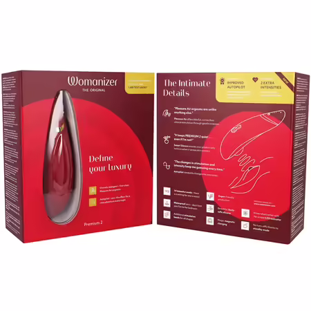 Premium 2 Intuicyjny Stymulator Powietrzny Bordeaux IPX7