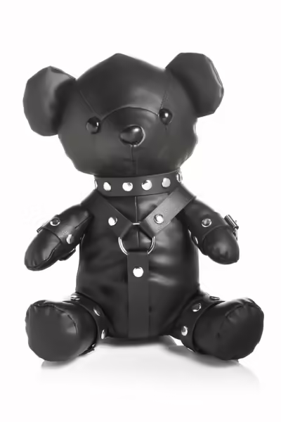 Gimp Bear Black декоративна фигурка с екокорт