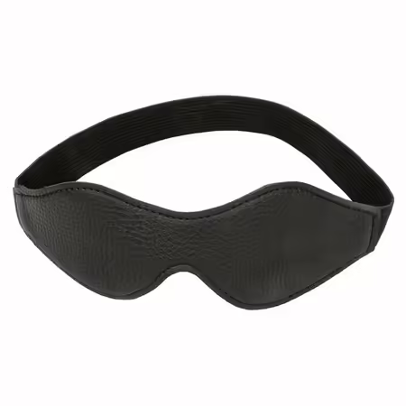 Нощна маска за очи PVC кожа черна удобно