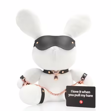 Shots Rabbit Bondage Velvet плюшен голям бял колекционерски талисман