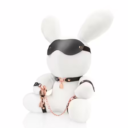 Shots Rabbit Bondage Velvet плюшен голям бял колекционерски талисман