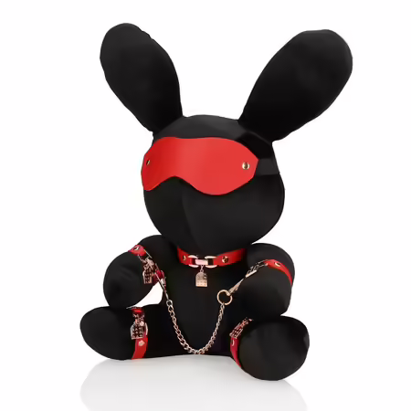 Rimba Rabbit Bondage Velvet плюшен голям черен декоративен модел