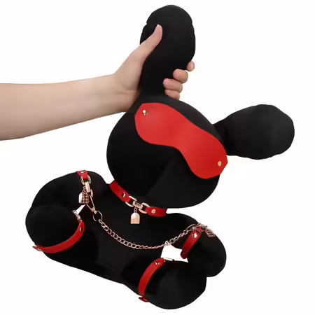 Rimba Rabbit Bondage Velvet плюшен голям черен декоративен модел