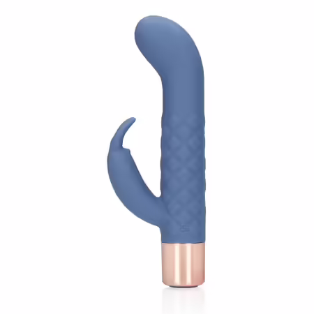 Loveline Mini Rabbit Blue Horizon компактен модел с оребрена повърхност