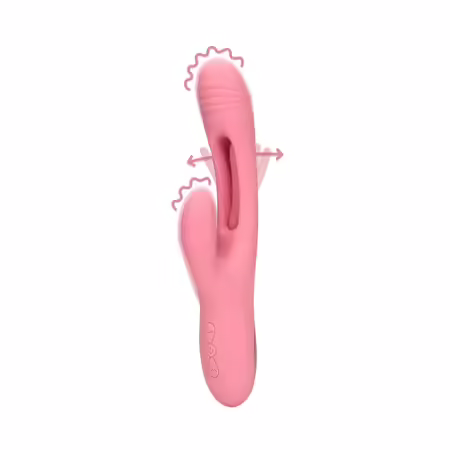 Loveline Pink Arabesque вибриращ масажор G точка със заешка функция