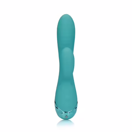 Loveline Peacock Blue Вибрационна интимна машина с надуваема функция