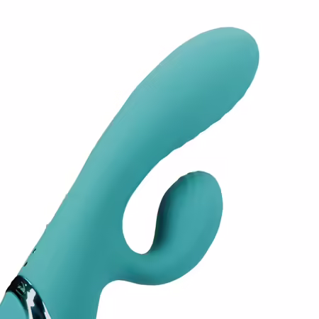 Loveline Peacock Blue Вибрационна интимна машина с надуваема функция