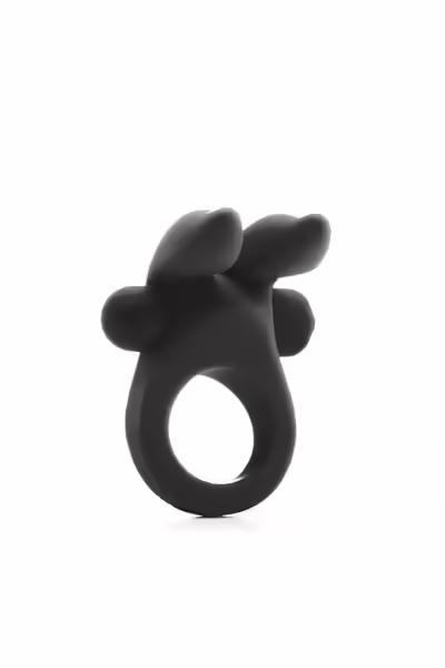 Rabbit силиконов вибриращ пръстен със заешки мотив