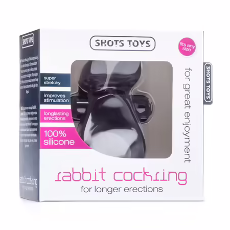 Rabbit силиконов вибриращ пръстен със заешки мотив