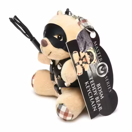 Keychain Bear Model BDSM, изгорени портокали, 3,9 инча