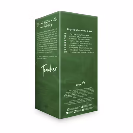 Изстрели S-Line Анатомичен модел TPR, Компактен интимен ръкав