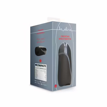 Loveline Licorice Black Вибрационна интимна машина, силикон, черен