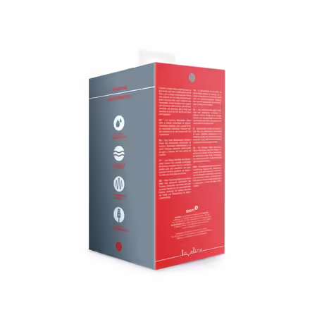 Loveline Licorice Black Вибрационна интимна машина, силикон, черен
