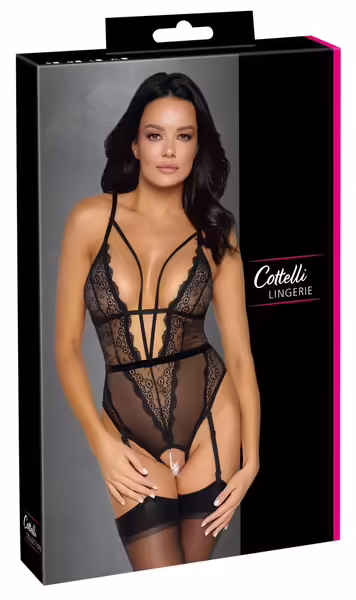 LINGERIE Body Lace черен Removed Колие Pearl M