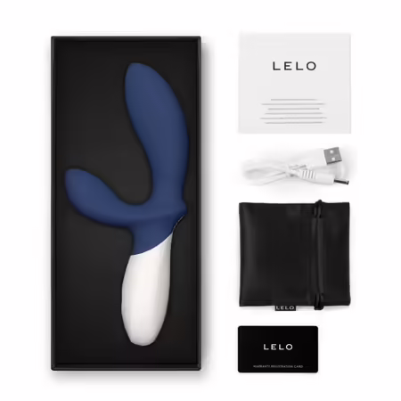 Loki Wave 2 Base Blue масажор с технология WaveMotion, 12 режима