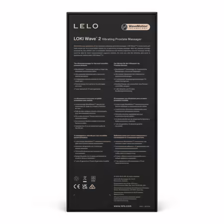 Loki Wave 2 Base Blue масажор с технология WaveMotion, 12 режима