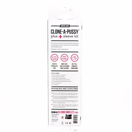 Clone-A-Pussy Plus Sleeve Kit Pink комплект за моделиране с вложка