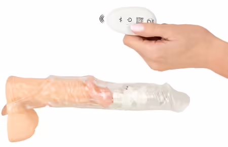 Clear RC Vibrating Ext Прозрачен удължителен капак с вибрации, 22 см