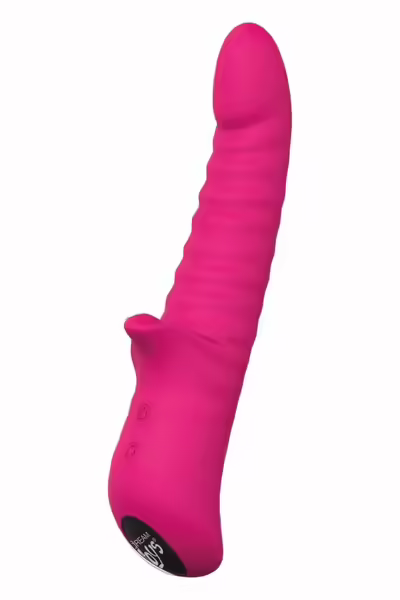 ESSENTIALS Honey Bear Magenta силиконов вибратор, 9 режима, IPX6