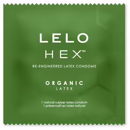 HEX Organic презервативи 3 бр., органичен латекс, L-аргинин