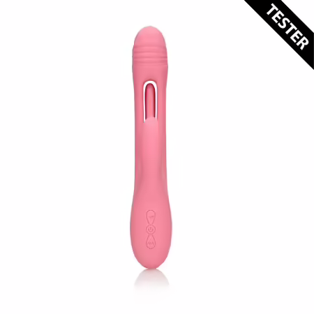 Loveline Pink Arabesque многофункционален модел G-точка с движещи се елементи