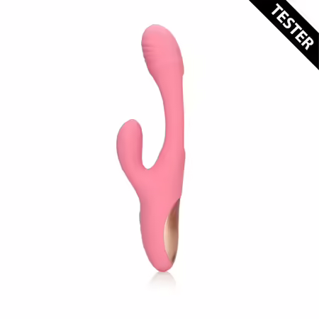Loveline Pink Arabesque многофункционален модел G-точка с движещи се елементи