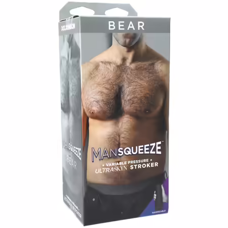 Man Squeeze Bear анатомичен модел в твърд корпус ULTRASKYN