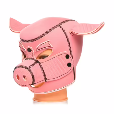 Oxballs Swine Pink Анатомична маска за глава на неопрена XL