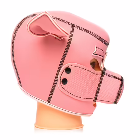 Oxballs Swine Pink Анатомична маска за глава на неопрена XL